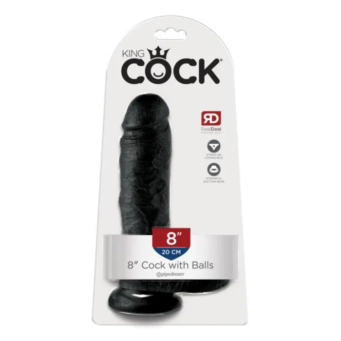 King Cock 8 INCH Cock with Balls Adult Superstores Rockdale Dildos King Cock 8 INCH Cock with Balls Adult Superstores Rockdale Dildos