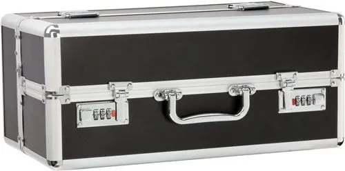 Lockable Vibrator Storage Case Large Black BMS Factory Vibrators
