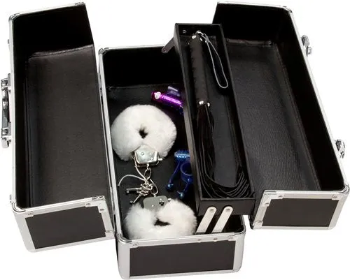 Lockable Vibrator Storage Case Large Black BMS Factory Vibrators