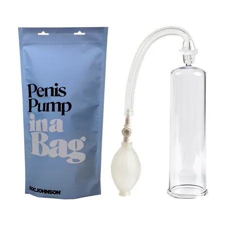 Male Sex Toys Doc Johnson Doc Johnson In A Bag Penis Pump Clear