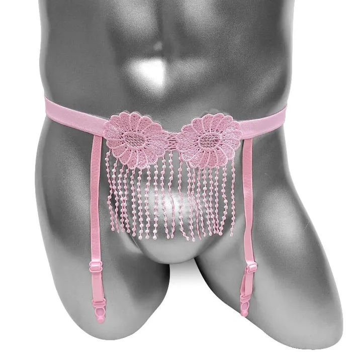 Male Sex Toys EVEs SECRETS Mens Underwear with Flowers Sexy Open Crotch Male Panties Erotic Straps Briefs