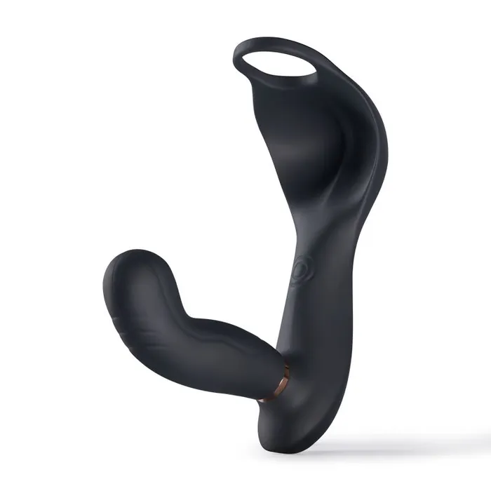 Male Sex Toys Sxo Toy Shop Bill 7X7 Vibrating Pulsating Balls Heating Teasing Butt Plug with Cock Ring
