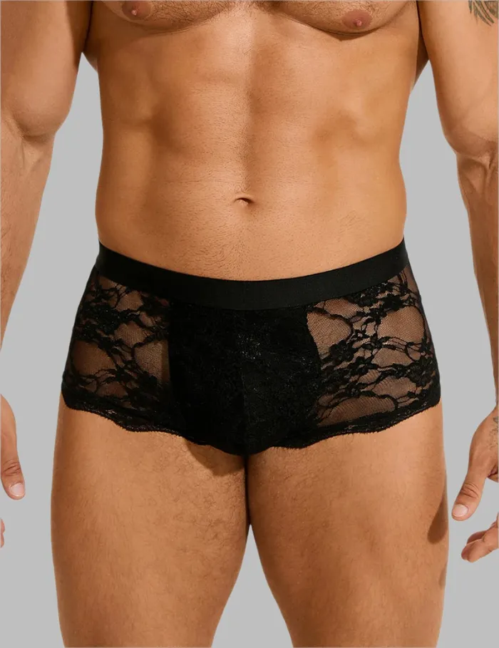 Mens Sexy Lace SeeThrough Briefs by Scandals Menswear Scandals Menswear Female Sex Toys