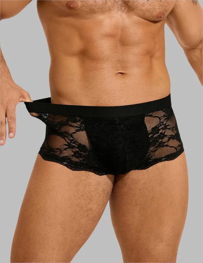 Mens Sexy Lace SeeThrough Briefs by Scandals Menswear Scandals Menswear Female Sex Toys