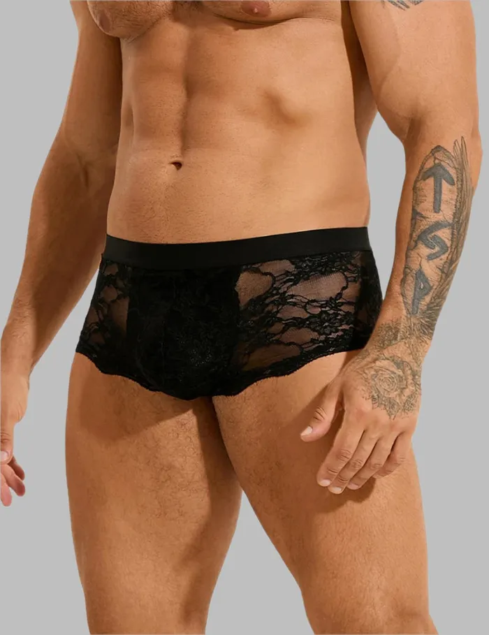 Mens Sexy Lace SeeThrough Briefs by Scandals Menswear Scandals Menswear Female Sex Toys