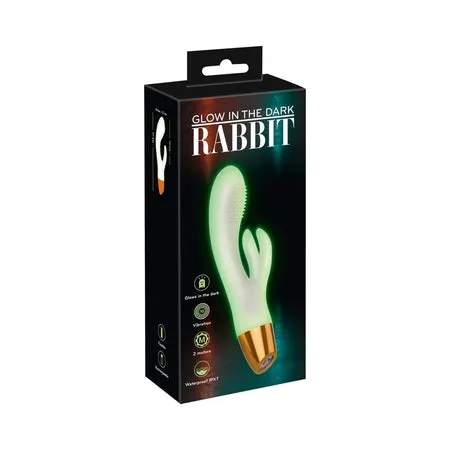 ORION Versand GmbH Co Glow in the Dark Rabbit Dual Stimulator Vibrator Female Sex Toys ORION Versand GmbH Co Glow in the Dark Rabbit Dual Stimulator Vibrator Female Sex Toys