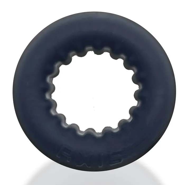 Oxballs Anal Axis Rib Griphold Cockring Black Ice
