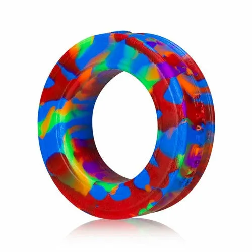 Oxballs Male Sex Toys PigRing Comfort Cockring Rainbow