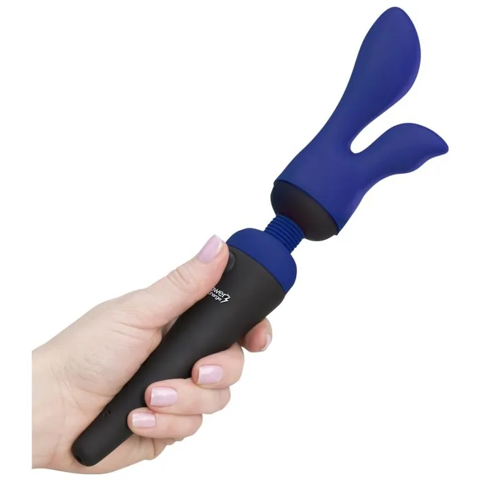 PalmPower Vibrators PalmSensual Massager Heads Blue For use with PalmPower Blue