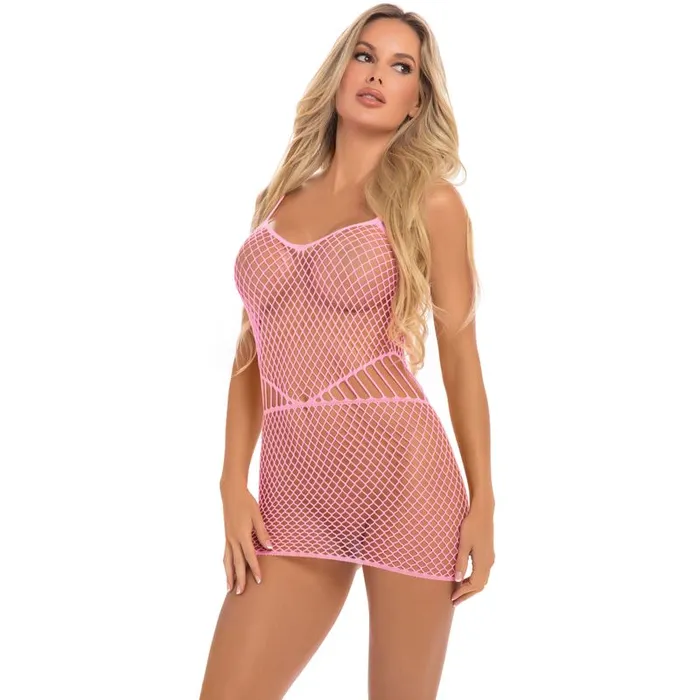 Pink Lipstick Vibrators Roll Up Net Pink Mini Dress One Size by Pink Lipstick Pink Lipstick Vibrators Roll Up Net Pink Mini Dress One Size by Pink Lipstick