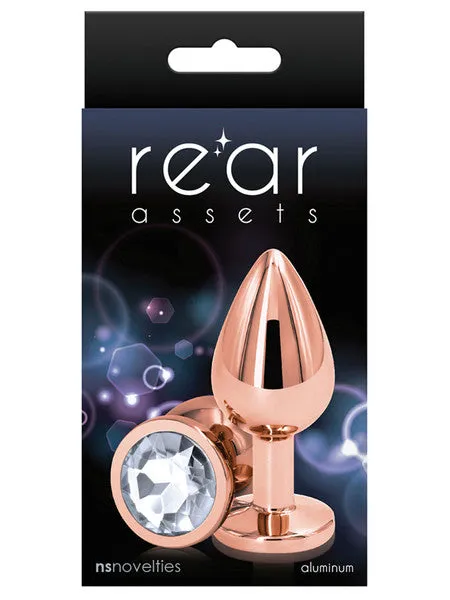 REAR ASSETS ROSE GOLD BUTT PLUG WITH CIRCLE NS NOVELTIES Anal