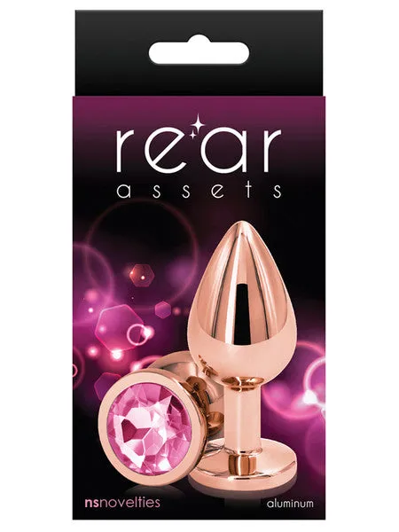 REAR ASSETS ROSE GOLD BUTT PLUG WITH CIRCLE NS NOVELTIES Anal