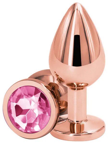 REAR ASSETS ROSE GOLD BUTT PLUG WITH CIRCLE NS NOVELTIES Anal