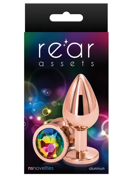 REAR ASSETS ROSE GOLD BUTT PLUG WITH CIRCLE NS NOVELTIES Anal