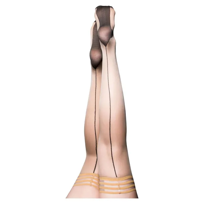 Ruby Cuban Heel Thigh High Size a Nude Kixies Male Sex Toys