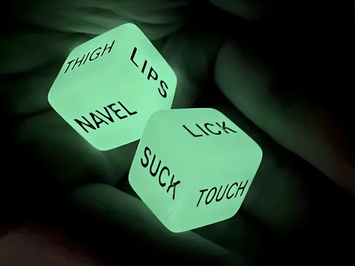 Scandals Female Sex Toys Sex Dice Set with GlowintheDark Feature for Wild Play Scandals Female Sex Toys Sex Dice Set with GlowintheDark Feature for Wild Play