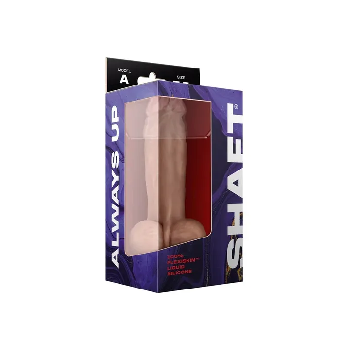 Shaft Female Sex Toys Shaft Always Up Model A Flexiskin Liquid Silicone Realistic Dildo with Balls 75 inch Pine