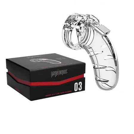 Shots America LLC Male Sex Toys ManCage Model 03 Chastity Cock Cage 45
