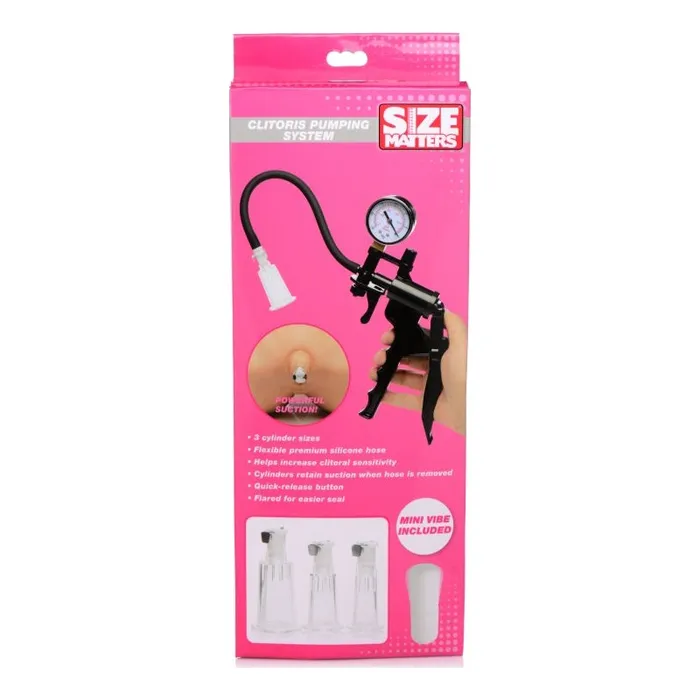 Size Matters Dildos Clitoral Pumping System Clear Clear