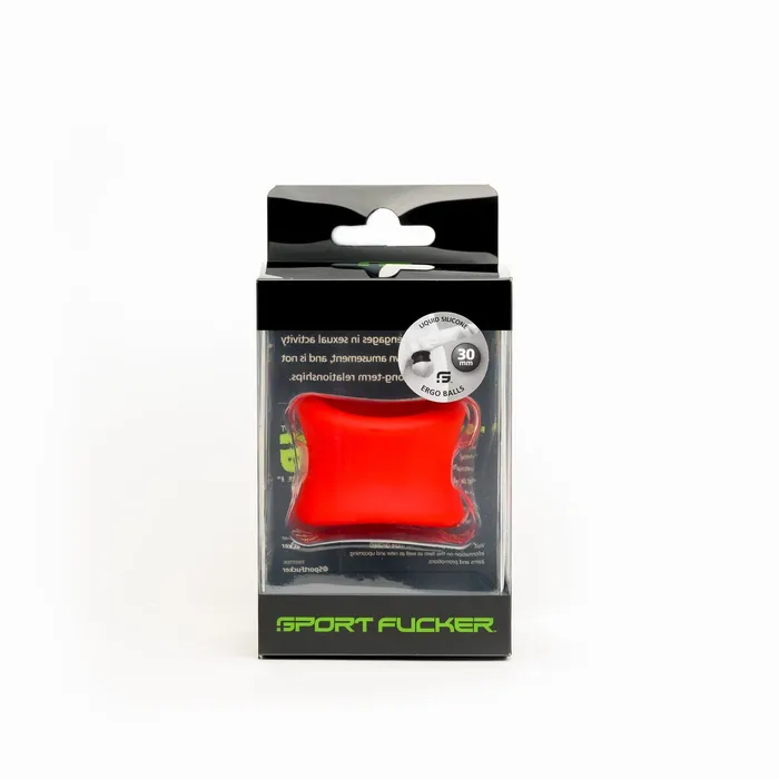 Sport Fucker Male Sex Toys Sport Fucker ERGO BALLS 30mm Liquid Silicone Ball Stretcher Red Sport Fucker Male Sex Toys Sport Fucker ERGO BALLS 30mm Liquid Silicone Ball Stretcher Red