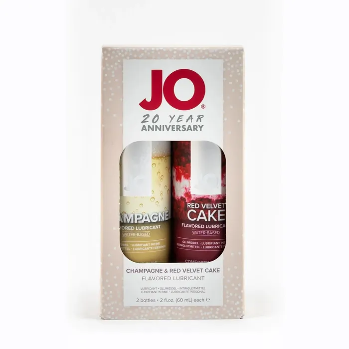 SYSTEM JO Anal SYSTEM JO 20 YEAR ANNIVERSARY GIFT SET CHAMPAGNE AND RED VELVET SYSTEM JO Anal SYSTEM JO 20 YEAR ANNIVERSARY GIFT SET CHAMPAGNE AND RED VELVET