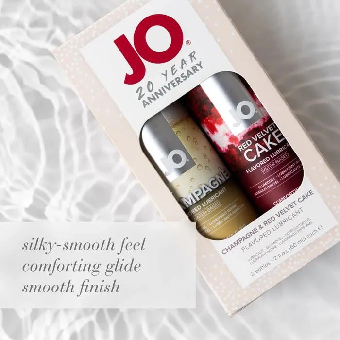 SYSTEM JO Anal SYSTEM JO 20 YEAR ANNIVERSARY GIFT SET CHAMPAGNE AND RED VELVET