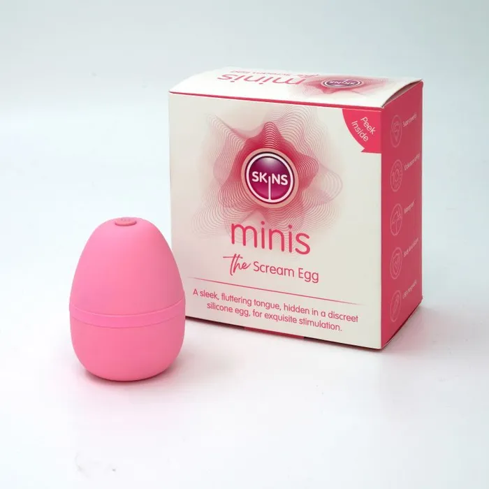 Vibrators CreativeC Skins Minis The Scream Egg Pink