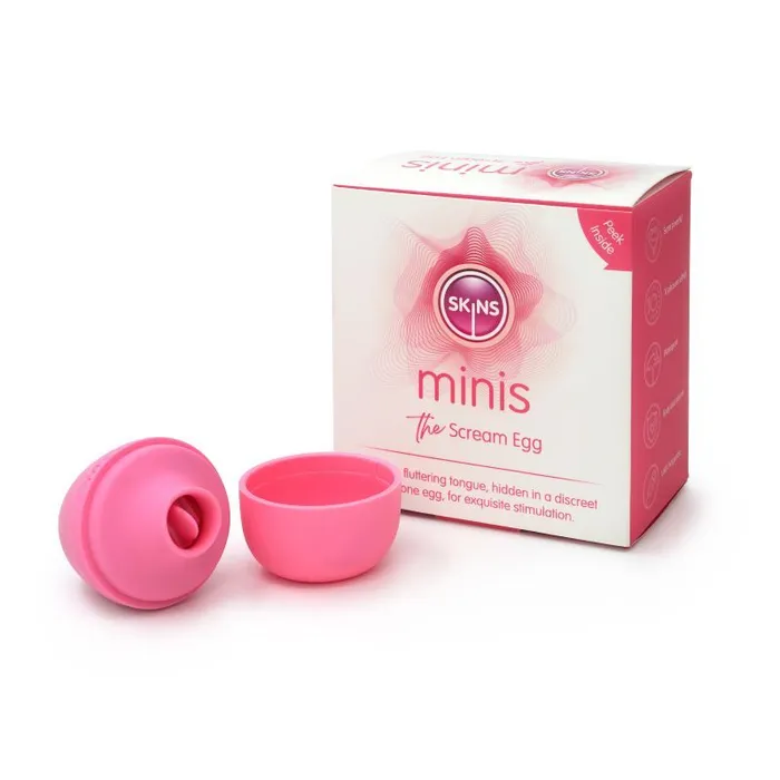 Vibrators CreativeC Skins Minis The Scream Egg Pink