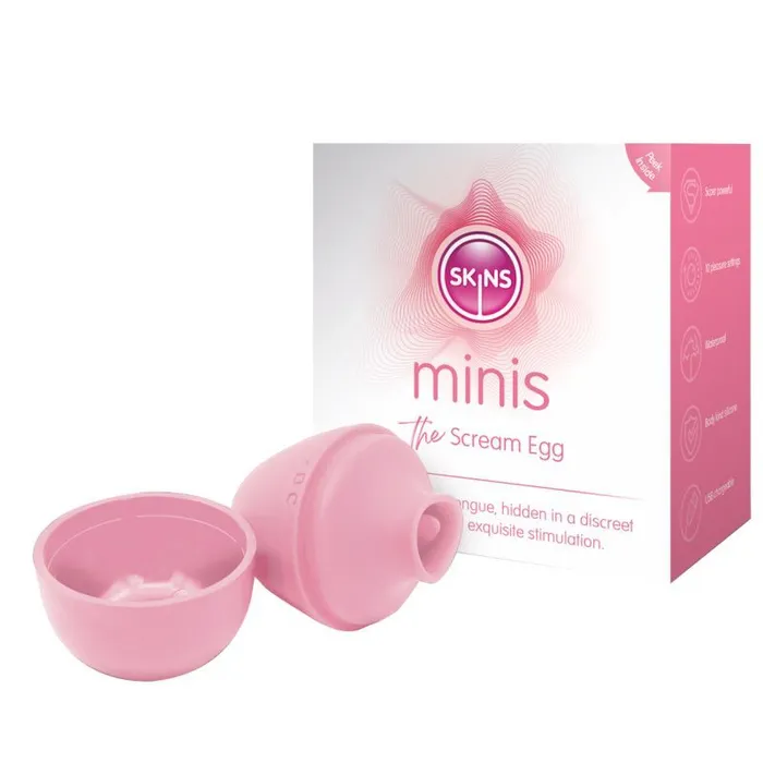 Vibrators CreativeC Skins Minis The Scream Egg Pink