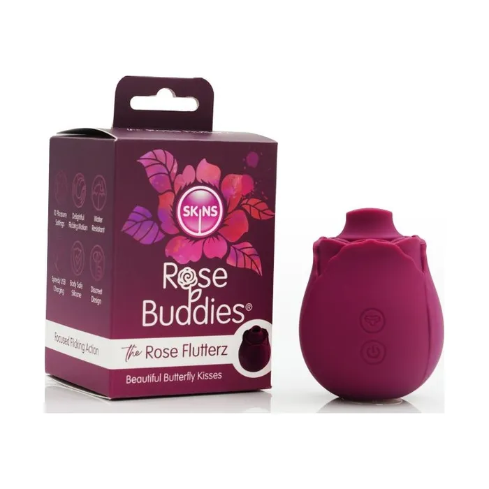 Vibrators Skins Rose Buddies The Rose Flutters Mauve CreativeC
