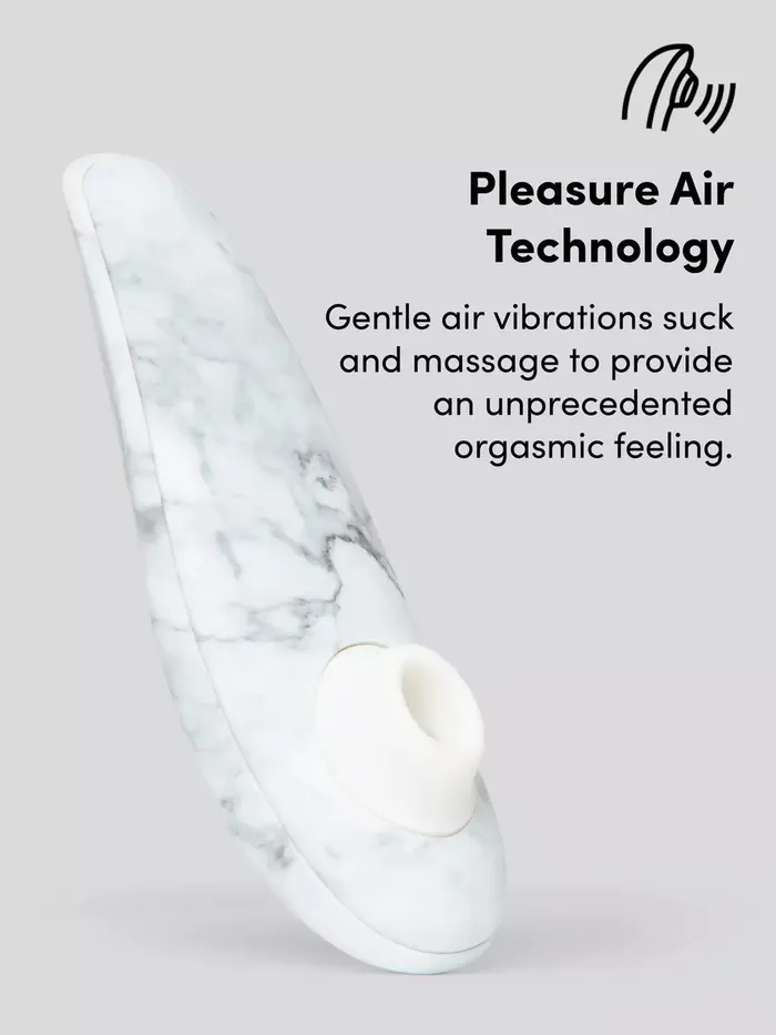 Womanizer MARILYN MONROE Special Edition Clitoral Suction Stimulator White Marble Womanizer Female Sex Toys