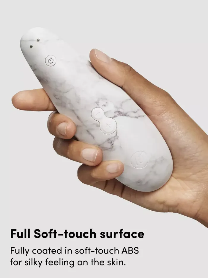 Womanizer MARILYN MONROE Special Edition Clitoral Suction Stimulator White Marble Womanizer Female Sex Toys