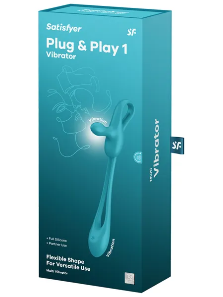 Anal Windsor Wholesale Satisfyer Plug and Play 1 Rechargeable Anal Plug and LayOn Vibrator
