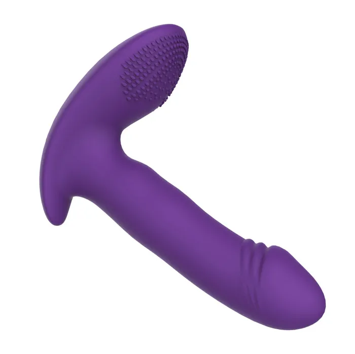 AotoWholesale China Female Sex Toys Everyday Sexy Strapless Strap On GSpot Vibrator Purple AotoWholesale China Female Sex Toys Everyday Sexy Strapless Strap On GSpot Vibrator Purple