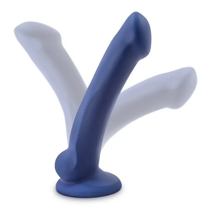 Avant D10 Ergo Mini Indigo Platinum Cured Silicone Dildo Blush Female Sex Toys