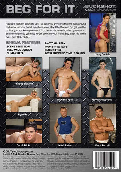 BEG FOR IT Buckshot Productions Anal