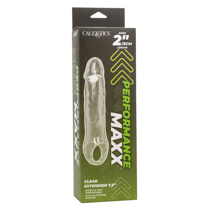 CalExotics Male Sex Toys Performance Maxx Clear Extension 75 CalExotics Male Sex Toys Performance Maxx Clear Extension 75