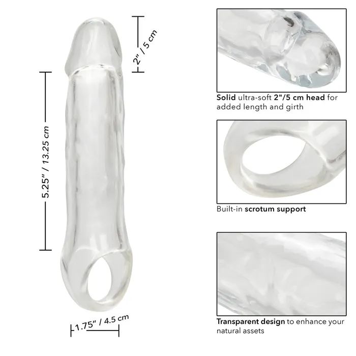 CalExotics Male Sex Toys Performance Maxx Clear Extension 75 CalExotics Male Sex Toys Performance Maxx Clear Extension 75
