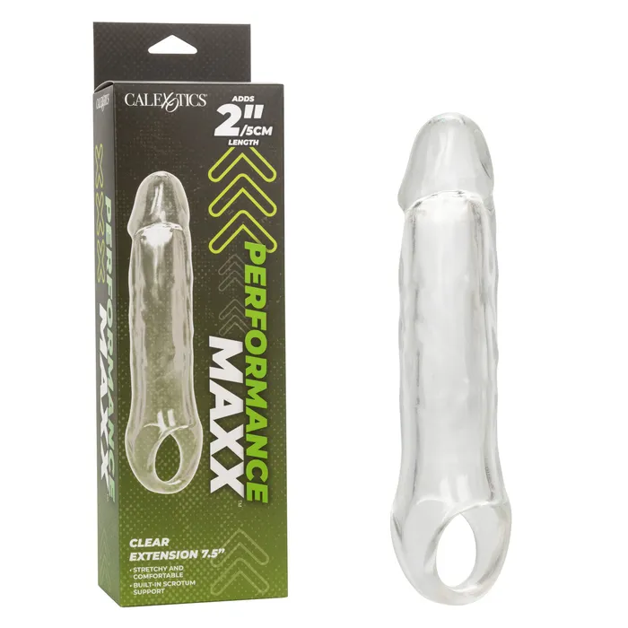 CalExotics Male Sex Toys Performance Maxx Clear Extension 75 CalExotics Male Sex Toys Performance Maxx Clear Extension 75