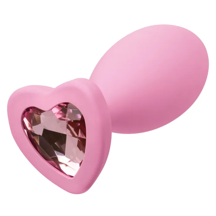 CalExotics Vibrators First Time Love Crystal Booty Duo Pink CalExotics Vibrators First Time Love Crystal Booty Duo Pink