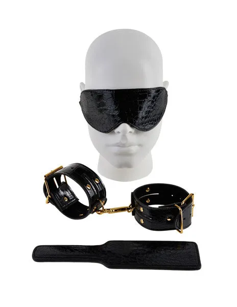 Couples Calvista Fetish Fantasy Gold Bondage Kit Couples Calvista Fetish Fantasy Gold Bondage Kit