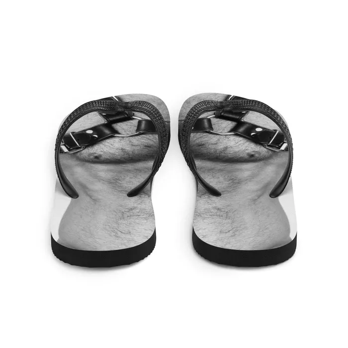 CSG Store Male Sex Toys COLT Men Chest Leather Flip Flops