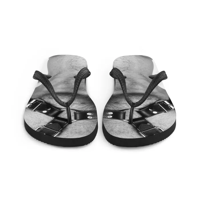 CSG Store Male Sex Toys COLT Men Chest Leather Flip Flops