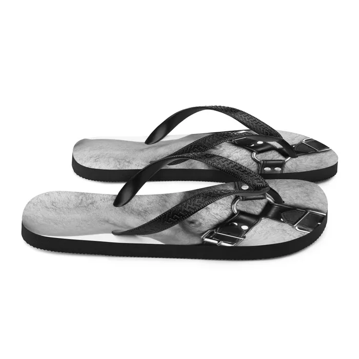 CSG Store Male Sex Toys COLT Men Chest Leather Flip Flops