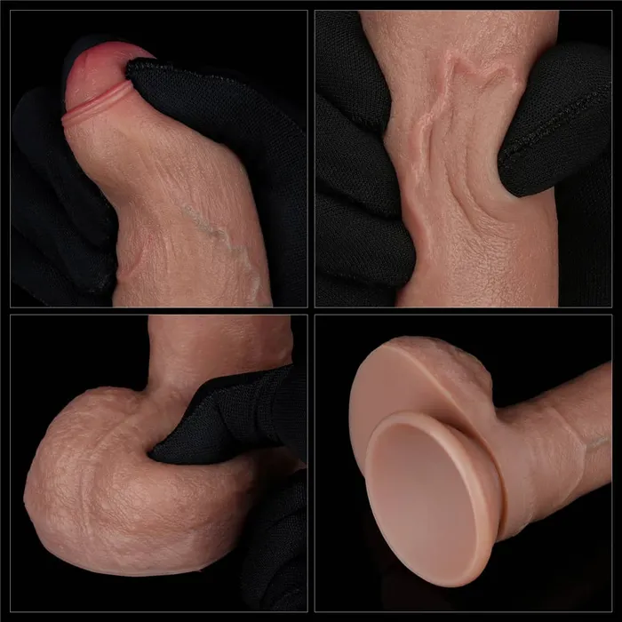Dildos LOVETOY 8 Dual Density Dildo Silicone Cock