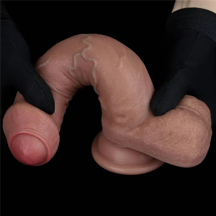 Dildos LOVETOY 8 Dual Density Dildo Silicone Cock