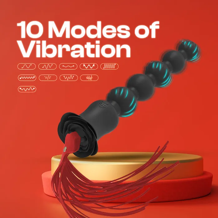 Echo Rod Baton Vibrator with Whip FRISKY BUSINESS SG Female Sex Toys