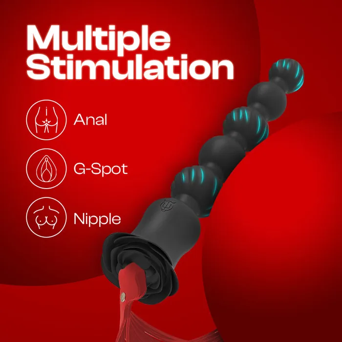 Echo Rod Baton Vibrator with Whip FRISKY BUSINESS SG Female Sex Toys