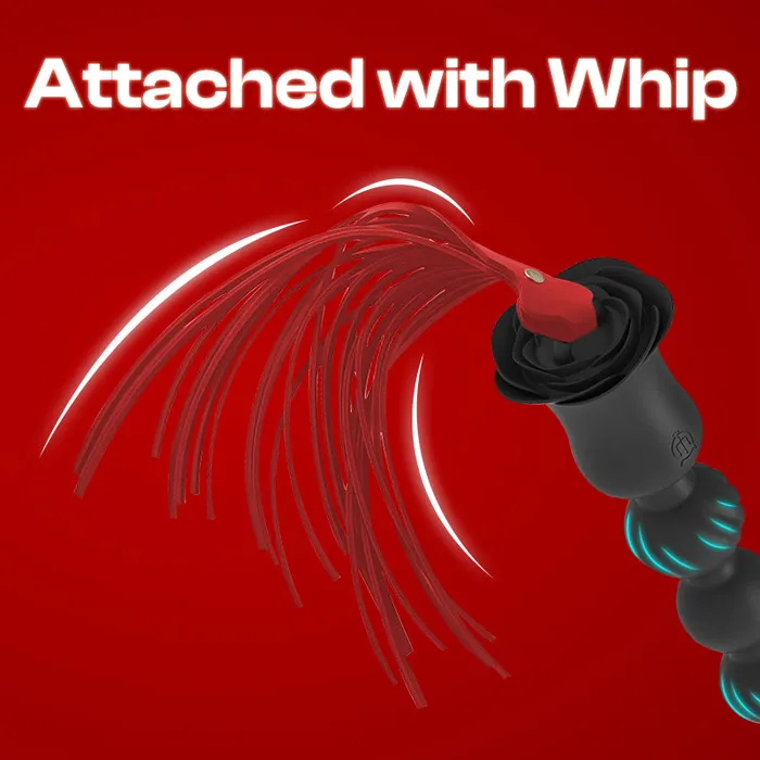Echo Rod Baton Vibrator with Whip FRISKY BUSINESS SG Female Sex Toys