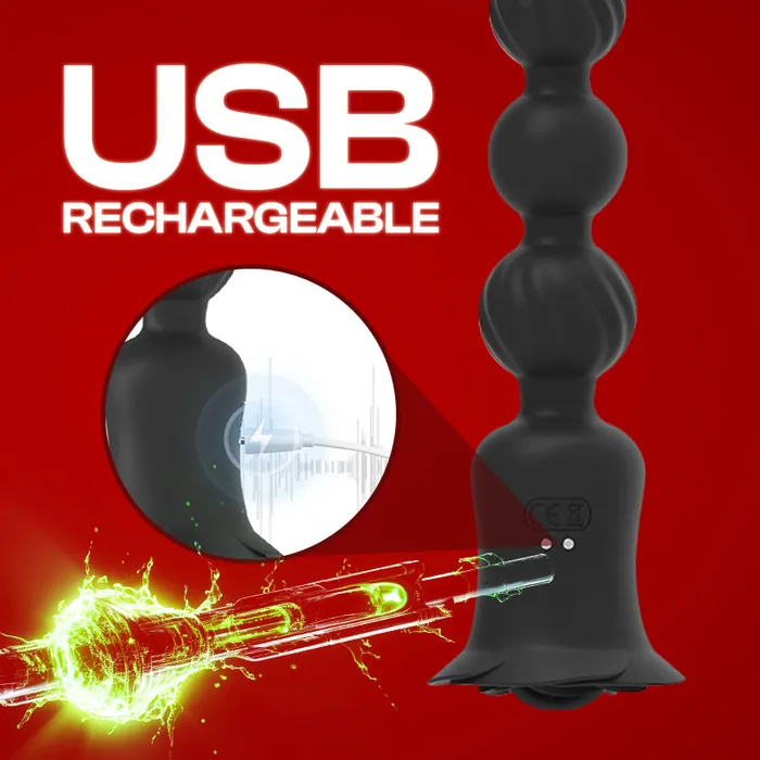 Echo Rod Baton Vibrator with Whip FRISKY BUSINESS SG Female Sex Toys